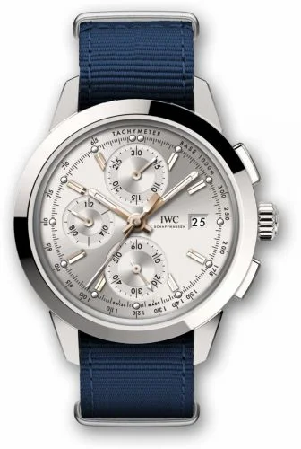 IWC Ingenieur Chronograph Custom Stainless Steel / Silver-Gold / NATO IW3808-AN (IW3808AN)